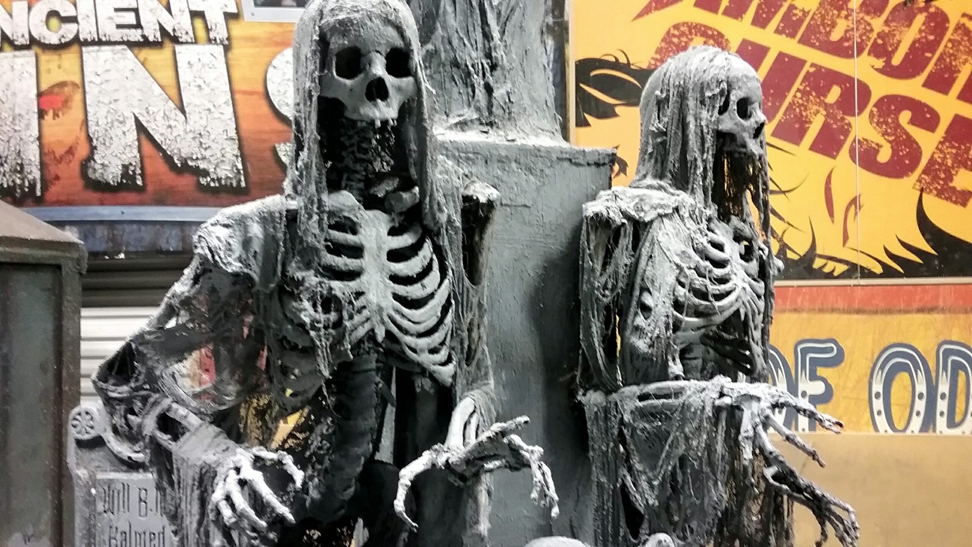 skeleton haunted house Halloween prop