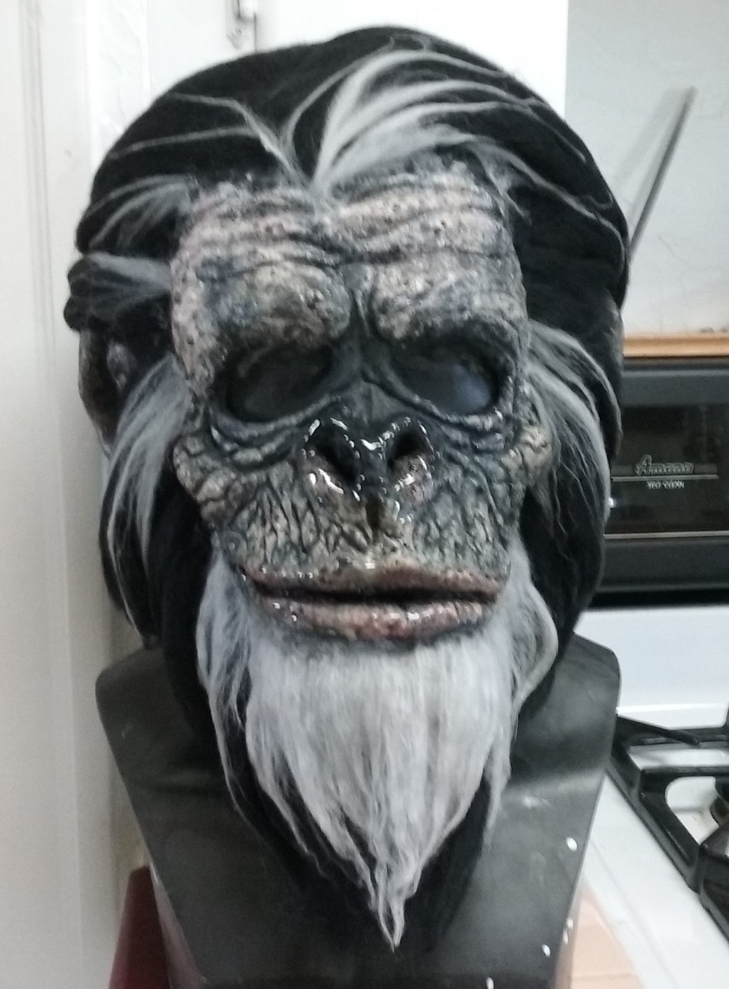 latex ape mask