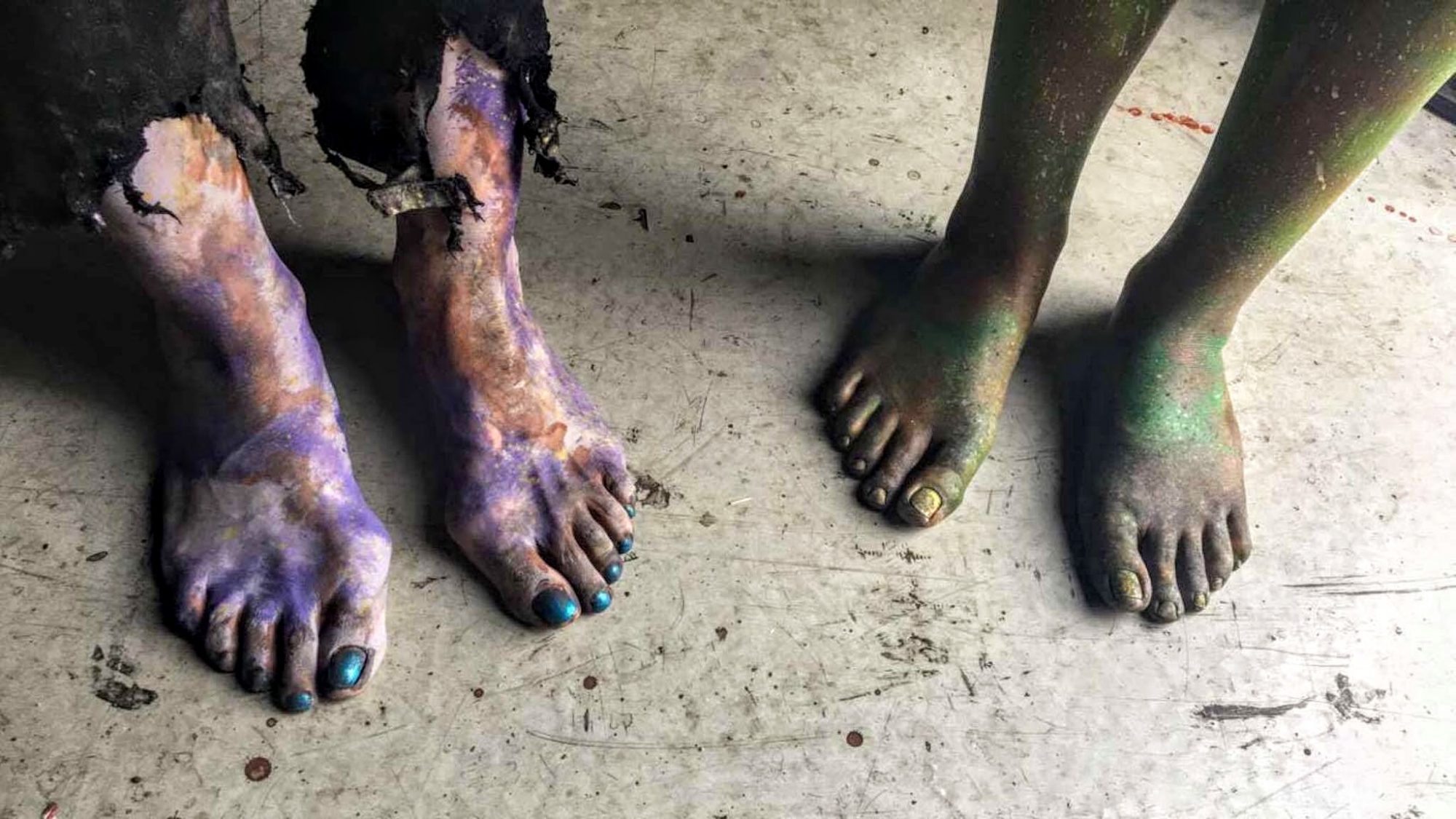 zombie makeup nasty feet