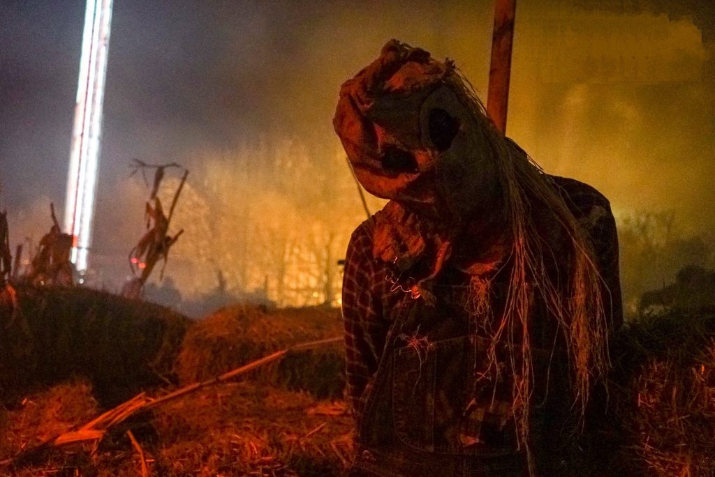 FX artist Chris Russell designs realistic scarecrow masks and costumes
