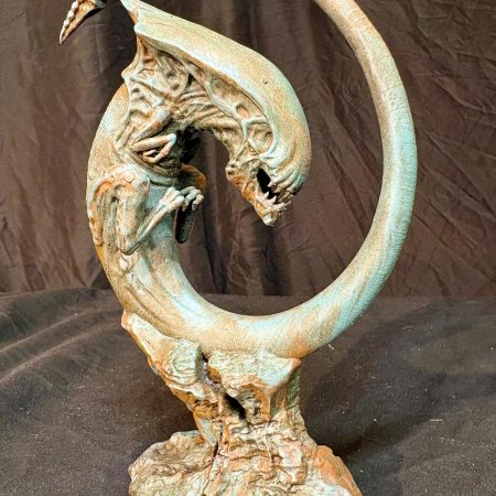 Alien monster queen trophy